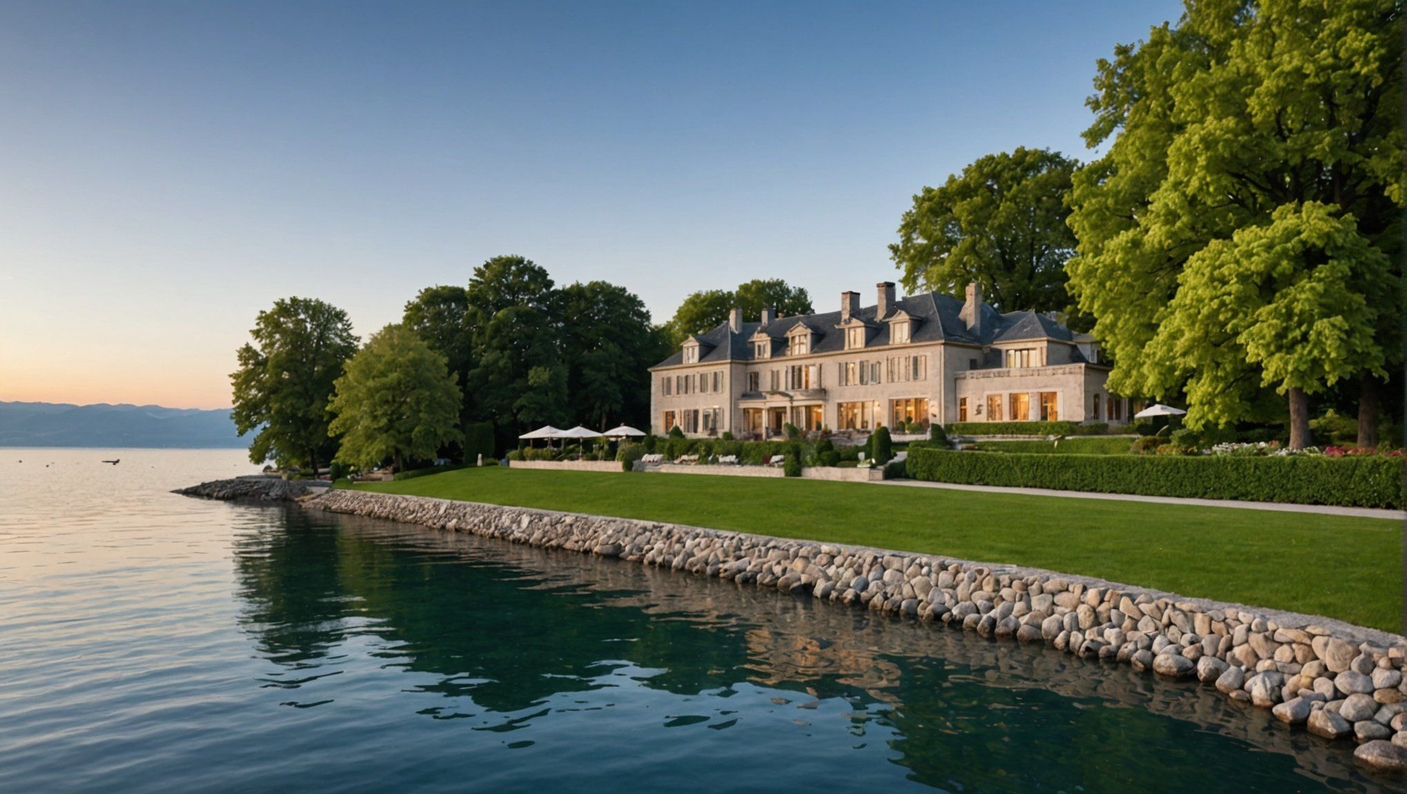 Lakefront property in Lake Geneva: luxury and serenity