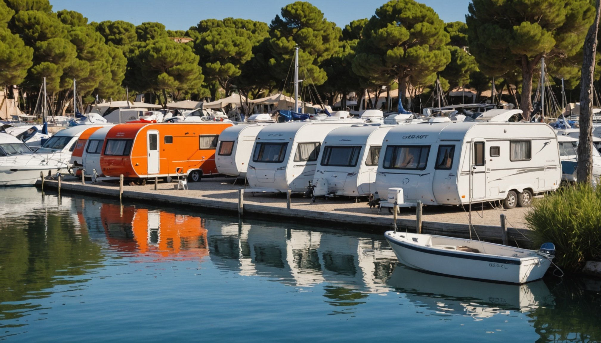 Discover the joys of camping in the heart of Port Grimaud in the UK