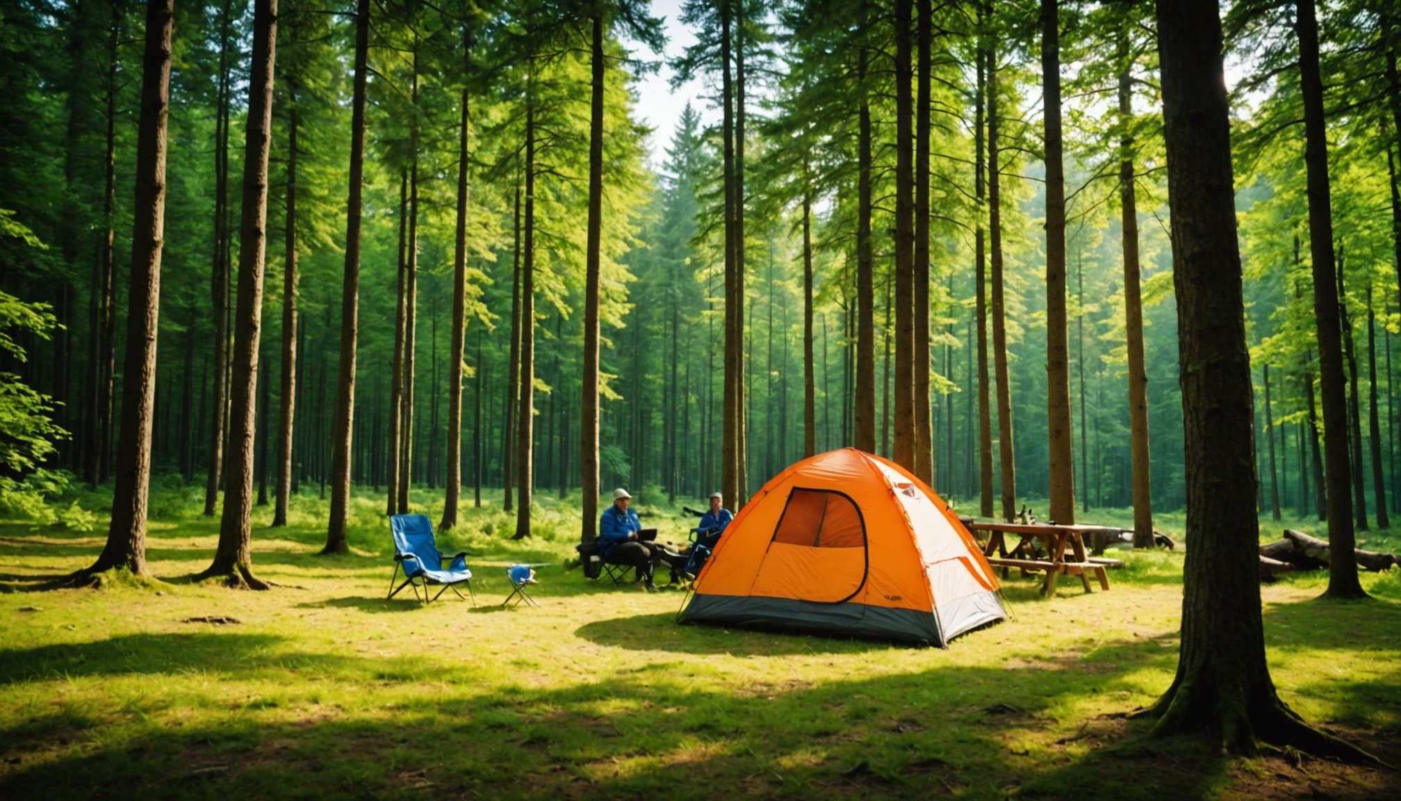 Camping holiday green: your luxury escape in the heart of nature