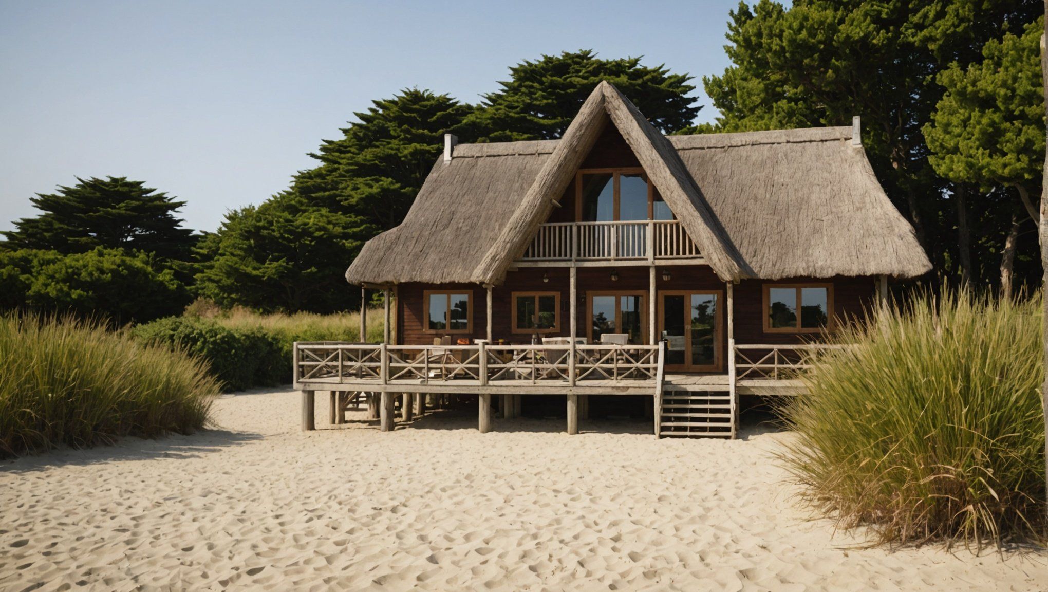 De unieke lodge-ervaring op het strand bij La Rochelle