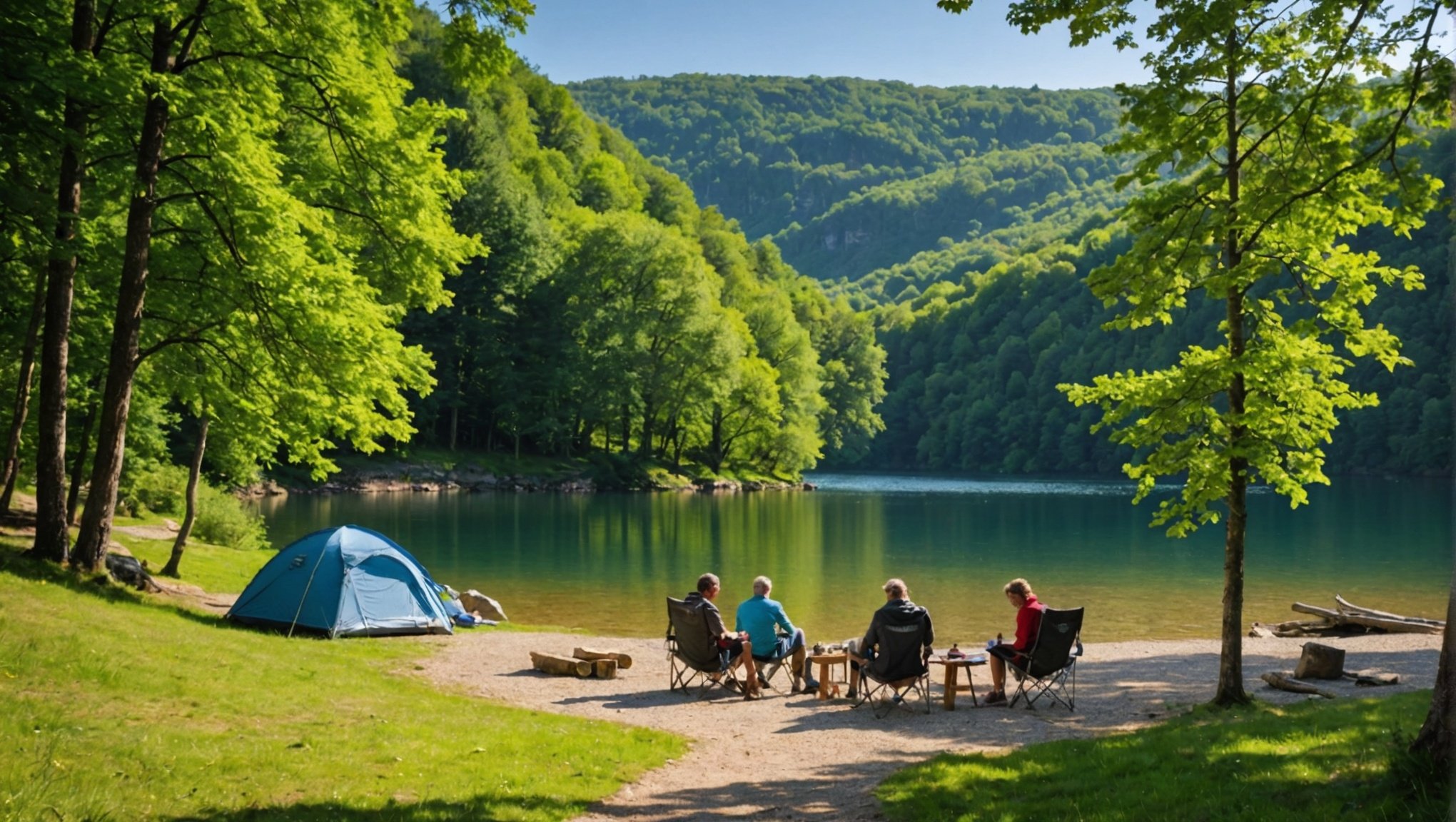 Explorez le camping le lac aux oiseaux 4 étoiles dans l'aveyron