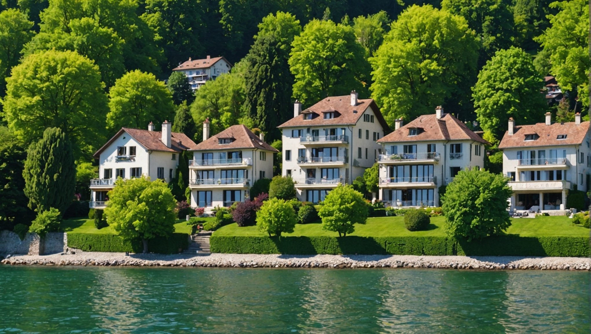 Houses for sale on the shores of Lake Geneva: luxury and nature combined