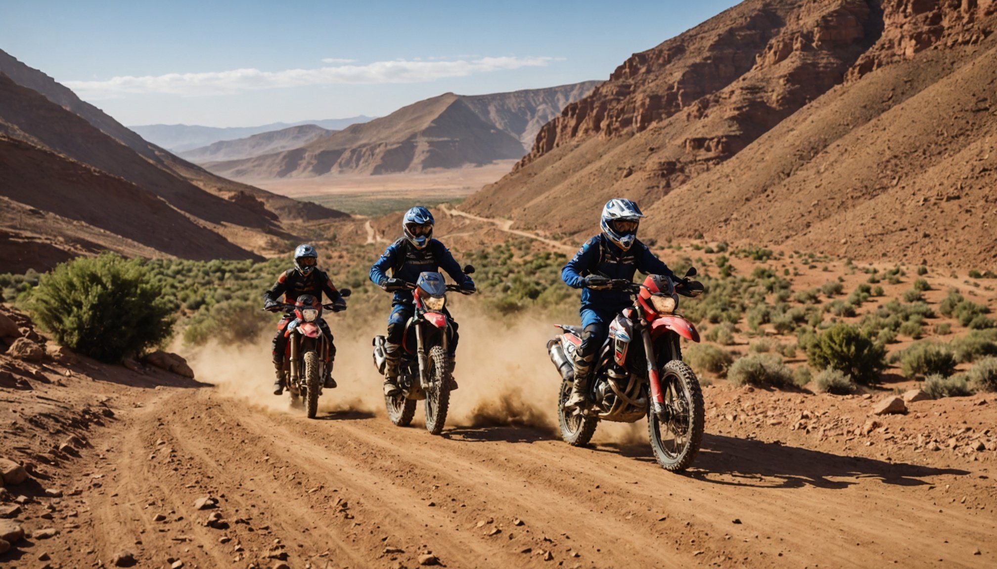 Raid moto trail maroc avec le spécialiste enduro brooaap : vivez l'aventure ultime !