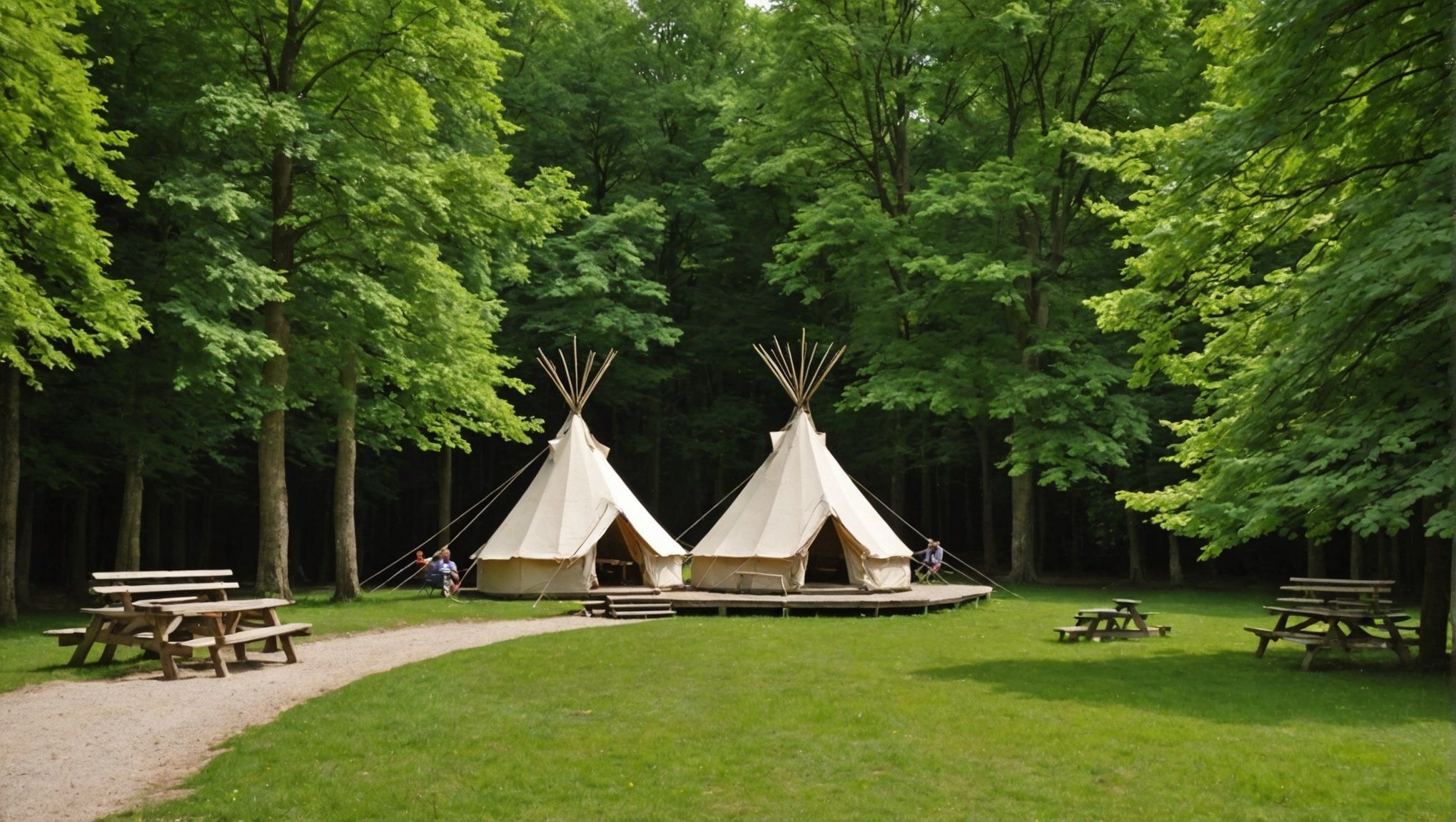 Les emplacements du camping le moulin du bleufond à lascaux en dordogne : confort et nature