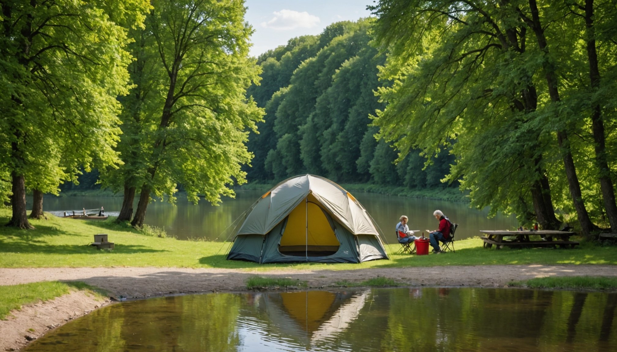 Kamperen aan de rivier in Frankrijk: de nobis d’anjou