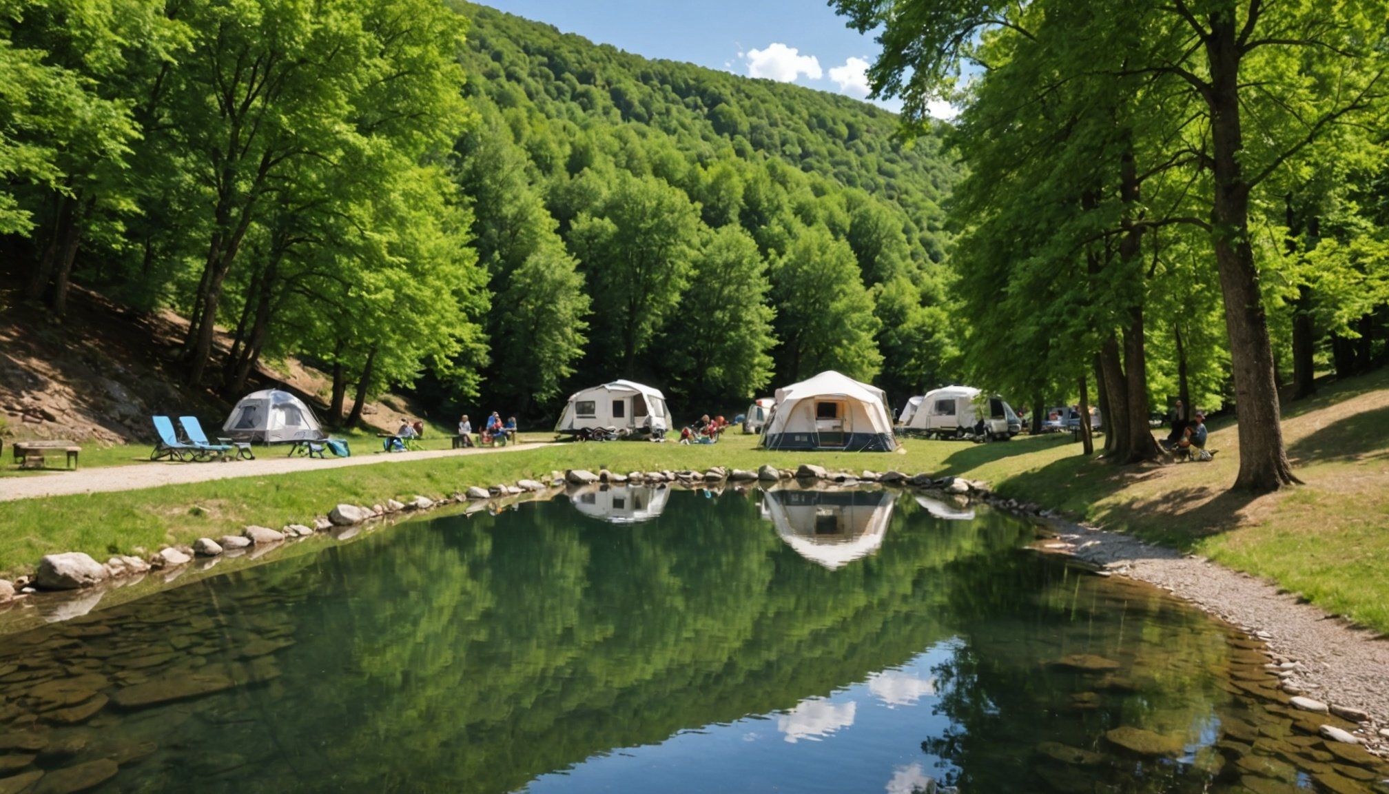 Discover the Gorges de l’Aveyron campsite in the heart of nature