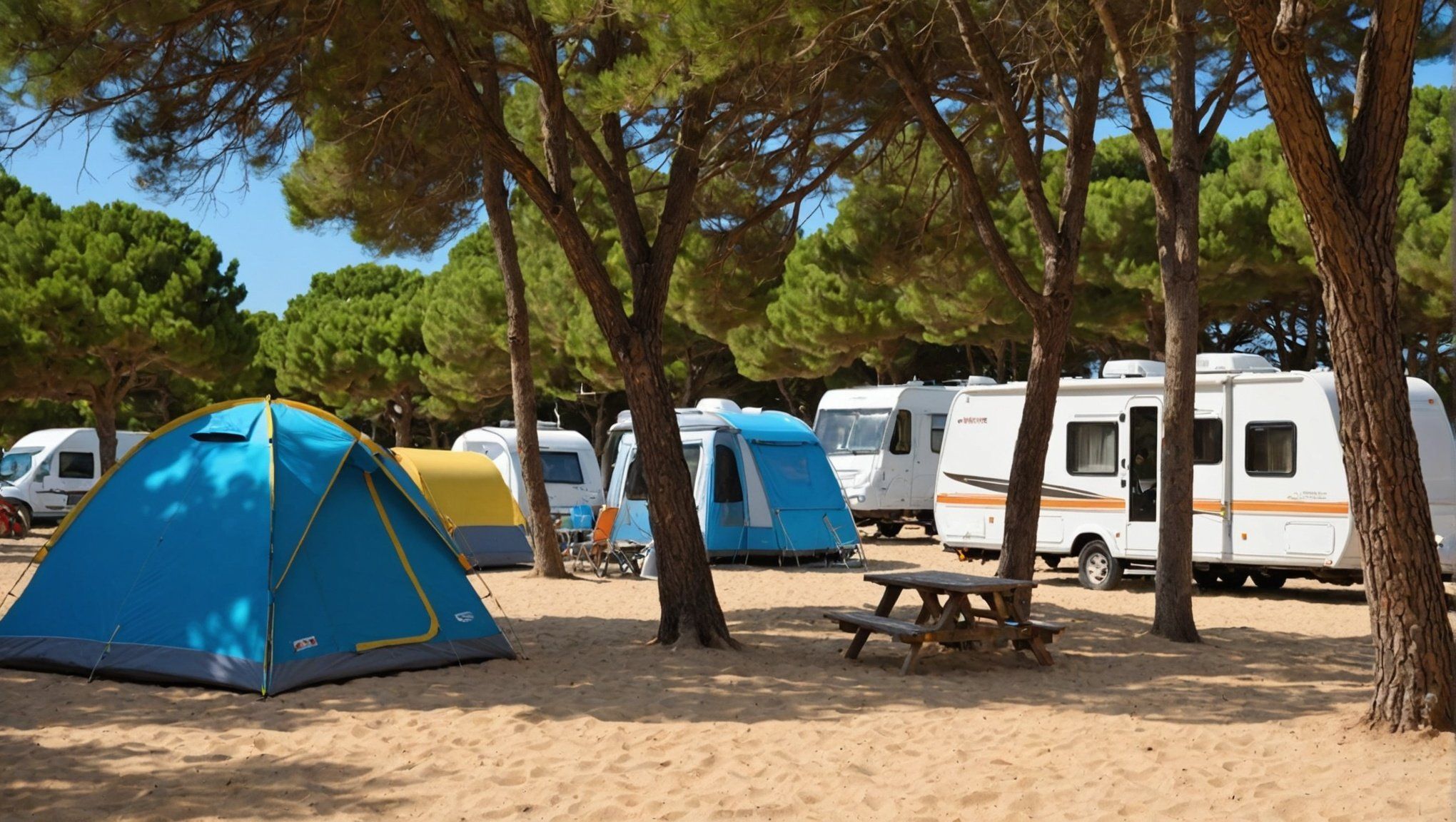 Découvrez le charme du camping le mazet plage proche de sampzon