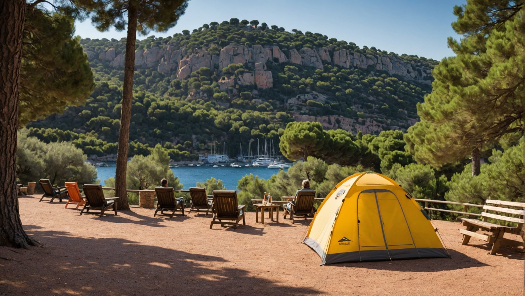 Discover luxury at the Côte d'Azur campsite at Esterel Caravaning